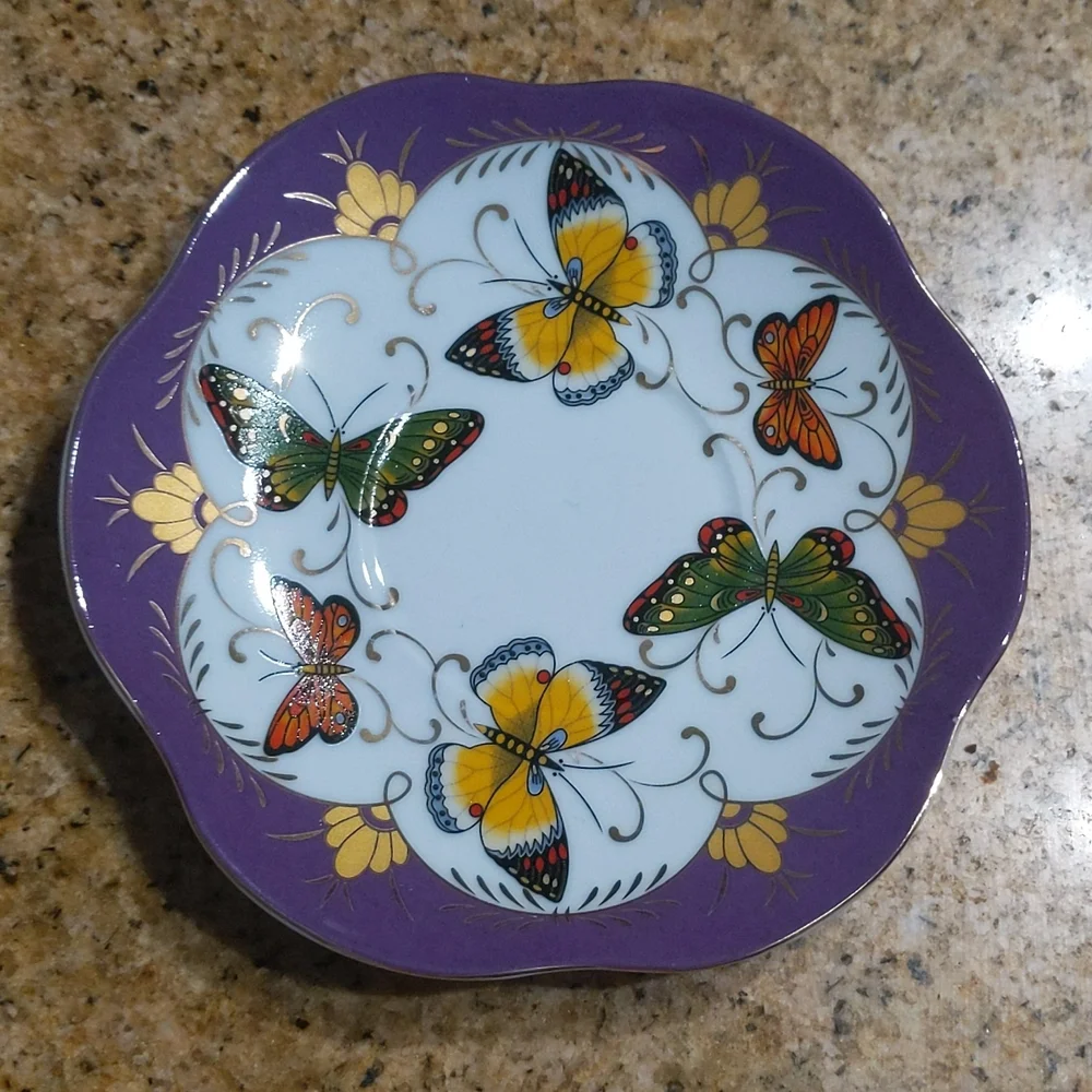 Beautiful Rare Vintage German porcelean cup and saucer set - Picture 5 of 6